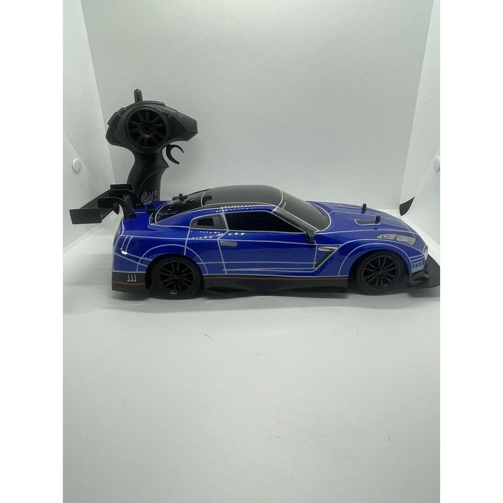 Hyper RC Nissan GTR LED Vapor Effects Blue Car Lights Tested 2017‎ GTR